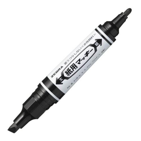 ゼブラ 水性ペン 紙用マッキー 黒 10本 B-WYT5-BK