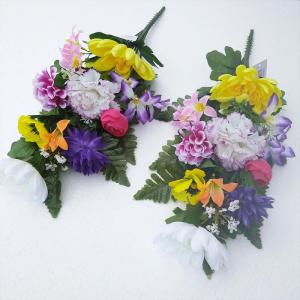 賑やかで華やかな菊花仏花 造花 お墓参り お供...の詳細画像3