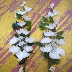 純白の祈り 格式高い清楚な仏花 造花 お墓参り...の詳細画像1