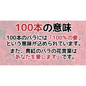 バラ 100本 プロポーズ 薔薇 花束 花 誕...の詳細画像2