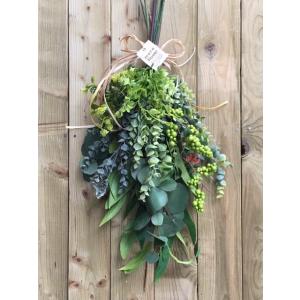 オリーブスワッグ 中サイズ 壁飾り 造花 おしゃれ フェイクグリーン