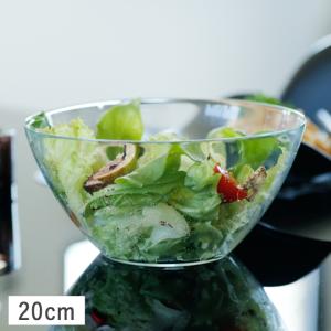 ガラス鉢 そうめん鉢 デザート サラダ ピンク 青 緑 黄色 4個セット レトロ 食器 ガラス食器 ガラス 鉢 中鉢 大鉢 ボウル サラダボウル 20cm