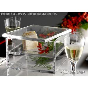 アクリル 重箱 ( Mサイズ ) 3段重 クリア JPD J Product Design 透明