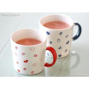 食器 マグカップ カップ コーヒーカップ おしゃれ かわいい アニマル 270cc ブルー/レッド 美濃焼｜hana2