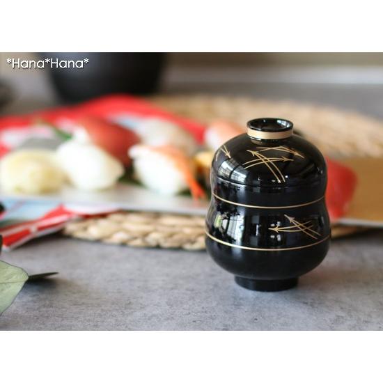 食器 和食器 漆器 お椀 おわん ふた付き 小さい 吸物椀 ひょうたん 小吸椀 松葉