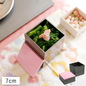 バイカラー プチ3段重箱 大 9.2cm ブロッサムピンク・シルバー 漆器