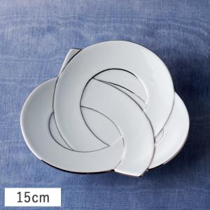 新品未使用　有田焼　渕プラチナ小皿　線吉祥むすび 6枚セット 吉祥結び 小皿 (プラチナ線) 10cm 有田焼 田清窯 // 和食器 食器 皿 取