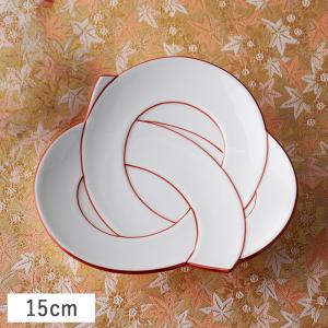 吉祥結び 小皿 (プラチナ線) 10cm 有田焼 田清窯 // 和食器 食器 皿 取