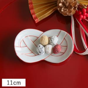 梅結び 銘々皿 (プラチナ線) 15cm 有田焼 田清窯 // 和食器 食器 皿