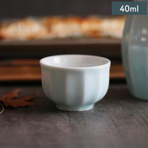 青白磁面取 ぐい呑み 40ml 有田焼 // 和...の商品画像