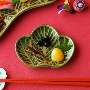 梅結び 銘々皿 (プラチナ線) 15cm 有田焼 田清窯 // 和食器 食器 皿