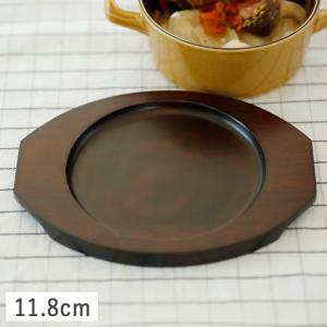 木製敷台 丸グラタン皿小用 内径11.8cm 敷...の商品画像