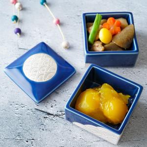 其泉窯 有田焼 春秋文 三段重（小）| 陶器 ミニ 重箱 3段 和食器