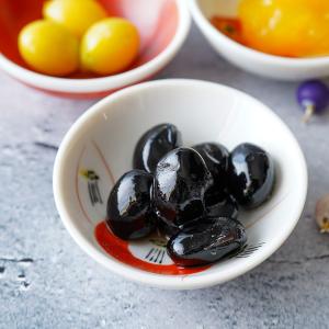 蔵珍窯（ぞうほうがま） 色絵椿 深豆皿 10cm (お取り寄せ品)// 美濃焼