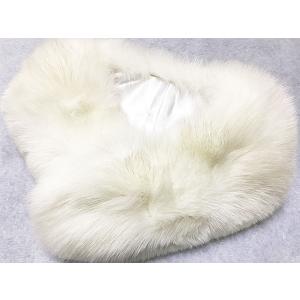 極美品SAGA FURS シャドーフォックス ショール 成人式 日本製 ホワイト SAGA FURS 日本製 シャドーフォックス 白 ショール もふもふ 成人式