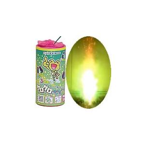 緑の競演！　３種のグリーンが癒し効果♪ ケロケログリーン【噴出し花火】