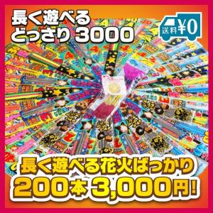 [１本３０秒以上］長く遊べるどっさり３０００［］［２００本］［たくさん］