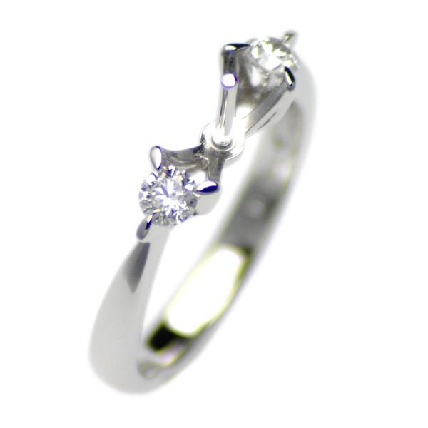 アコヤ真珠用 プラチナ リング枠  Pt950　商品番号：R03099