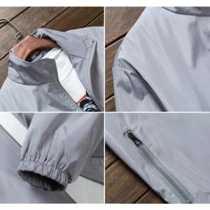 マウンテンパーカー ウィンドブレーカー 吸汗速...の詳細画像4