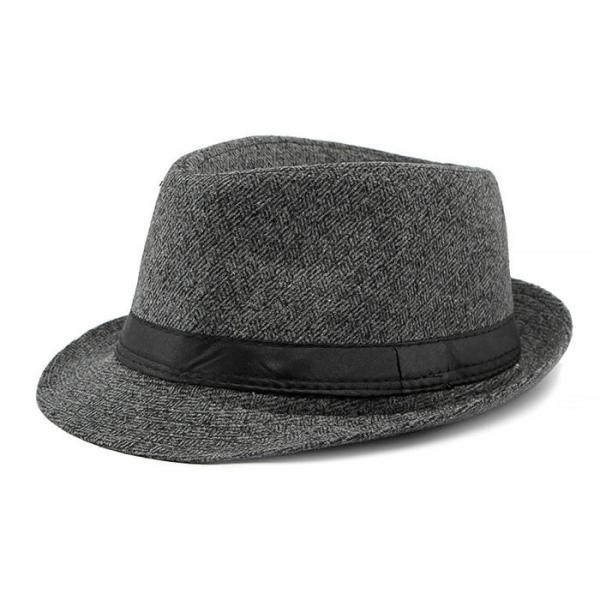 中折ハット 帽子 メンズ 紳士 中折れハット ファッション 秋 冬 暖かい オシャレ カジュアル 小...