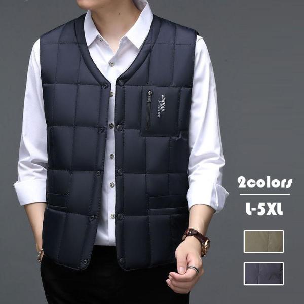 メンズ レディース インナーダウンベスト ダウンベスト アウター 暖かい 軽量 防寒 保温 暖かい ...