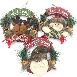 クリスマスリース クリスマス飾り付け 壁掛け飾...の詳細画像1