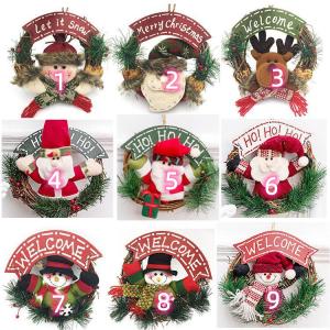 クリスマスリース クリスマス飾り付け 壁掛け飾...の詳細画像2