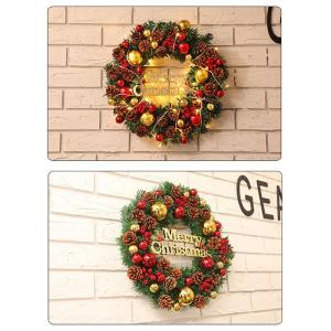 クリスマスリース クリスマス ドア 玄関 庭園...の詳細画像1