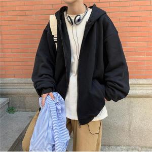 パーカー 長袖 メンズ フード付き 春 秋 ポケット付き 薄手 スウェット 快適 ゆったり 通学 通勤 無地 アウトドア おしゃれ シンプル