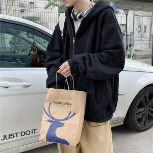 パーカー 長袖 メンズ フード付き 春 秋 ポ...の詳細画像3