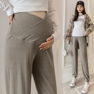 マタニティパンツ ワイドパンツ プリーツパンツ...の詳細画像3