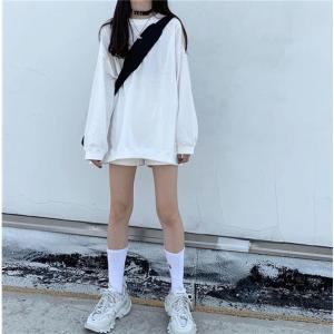 Tシャツ 長袖 レディース カットソー ミドル...の詳細画像4