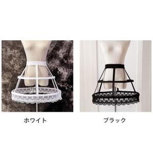 パニエ レース インナースカート ボリュームア...の詳細画像1