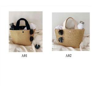 トートバッグ かごバッグ 大容量 レディース ...の詳細画像1