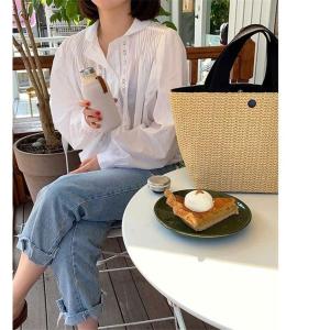 トートバッグ かごバッグ 大容量 レディース ...の詳細画像5