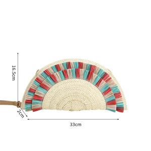 夏新作 カゴバッグ 草編みトートバッグ 夏 か...の詳細画像3