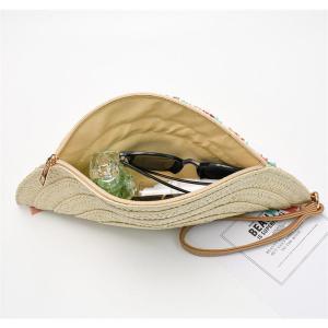 夏新作 カゴバッグ 草編みトートバッグ 夏 か...の詳細画像5