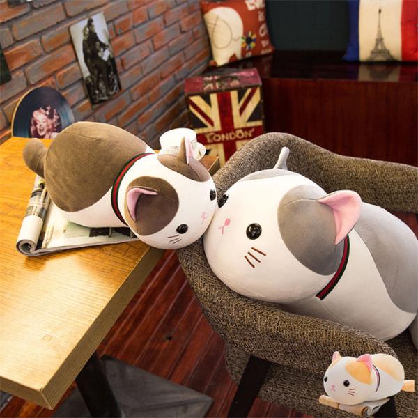 INSで人気 ぬいぐるみ 抱き枕 おもちゃ 抱きまくら　にゃんこ先生 クッション 昼寝枕 可愛い 女...