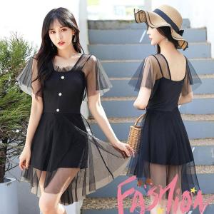 水着 レディース ワンピース 20代 レース 学...の商品画像