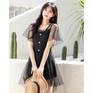 水着 レディース ワンピース 20代 レース ...の詳細画像5