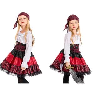 ハロウィン衣装 女海賊子供服 女の子 コスプレ...の詳細画像3