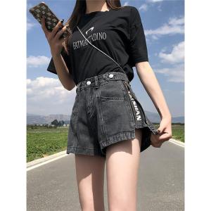 デニムショートパンツ レディース ハイウエスト...の詳細画像3