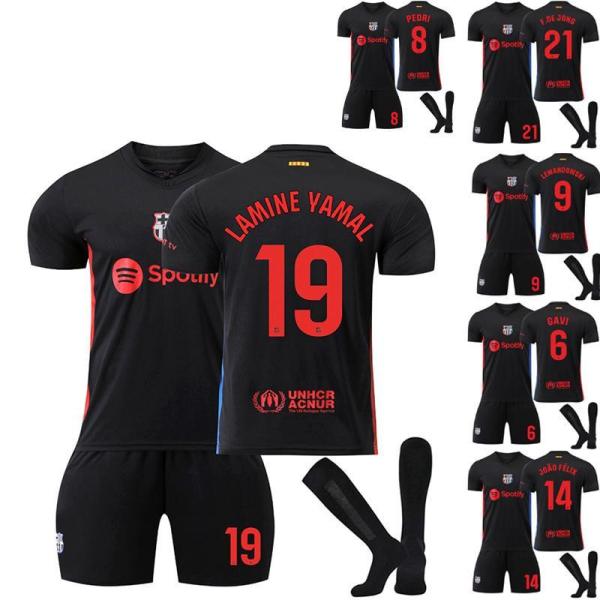 「番号 個人名カスタマイズOK」サッカーウェア 子供 大人 2425新バルササッカーウェア9番レバン...