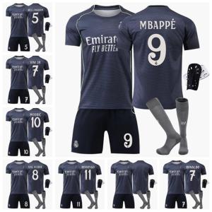 2526 サッカーウェア レアルマドリード 10番モドリッチ/5番ベリンハム/9番ムバッペ　 大人用、子供用半袖 上下着2/3/4点 レプリカサッカーユニフォーム