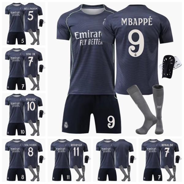 2526 サッカーウェア レアルマドリード 10番モドリッチ/5番ベリンハム/9番ムバッペ　 大人用...