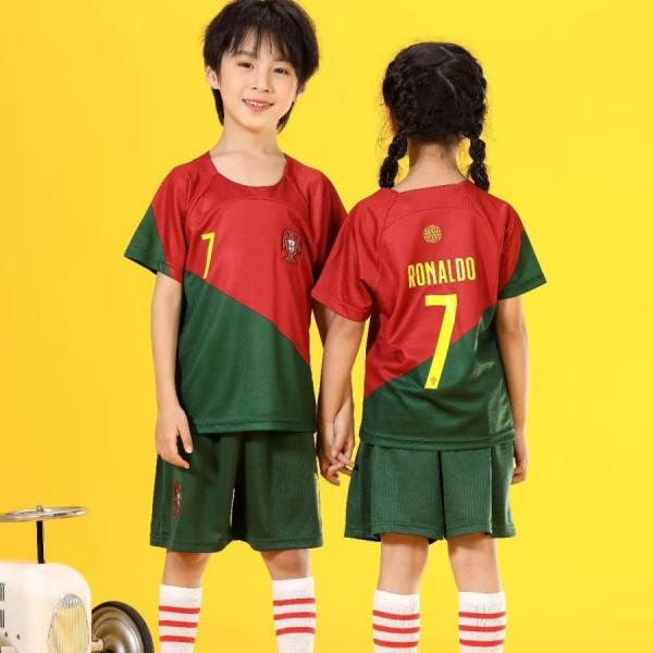 クリスティアーノ・ロナウド ポルトガル代表 ユニフォーム キッズ ホーム アウェイ 練習着 サッカー...