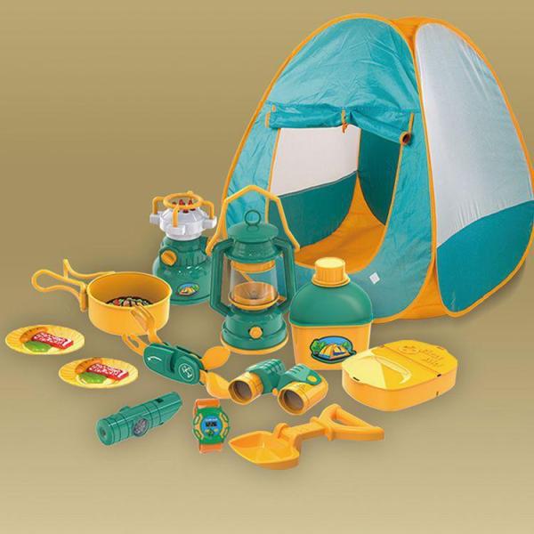 キッズテント キャンプテント 子供用テント おもちゃ 男の子　女の子 知育玩具 おままごと キャンプ...