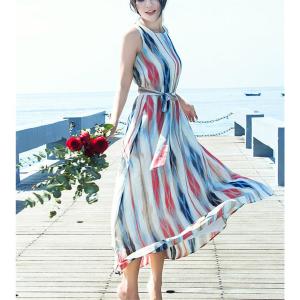 ワンピース レディース ロング丈 マキシ丈 シ...の詳細画像5