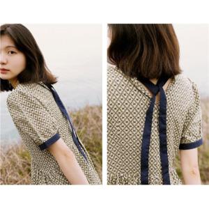 ワンピース レディース ロング丈 マキシ丈 半...の詳細画像5