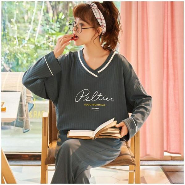 パジャマ レディース 夏 薄手 ひんやり 上下セット 春 秋冬 カットソー 長袖 ルームウェア 可愛...